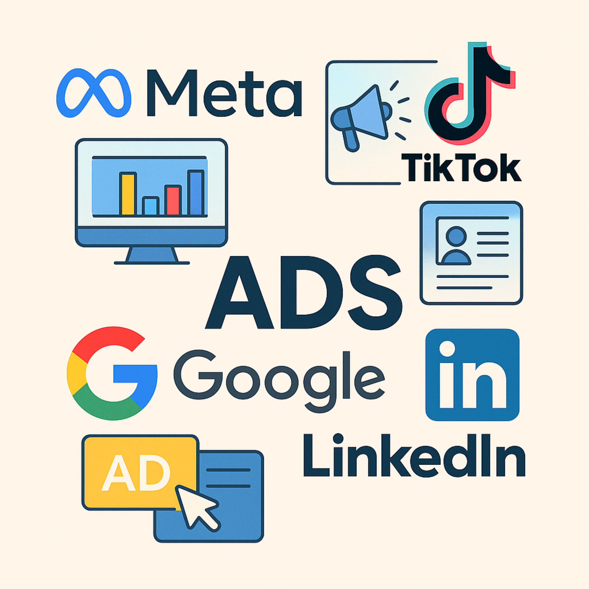 🚀 Meta Ads, TikTok Ads, Google Ads e LinkedIn Ads: Guida Avanzata per Creare Strategie Pubblicitarie Vincenti nel 2025📊📱💼